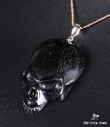 Rainbow Obsidian Carved Crystal Skull