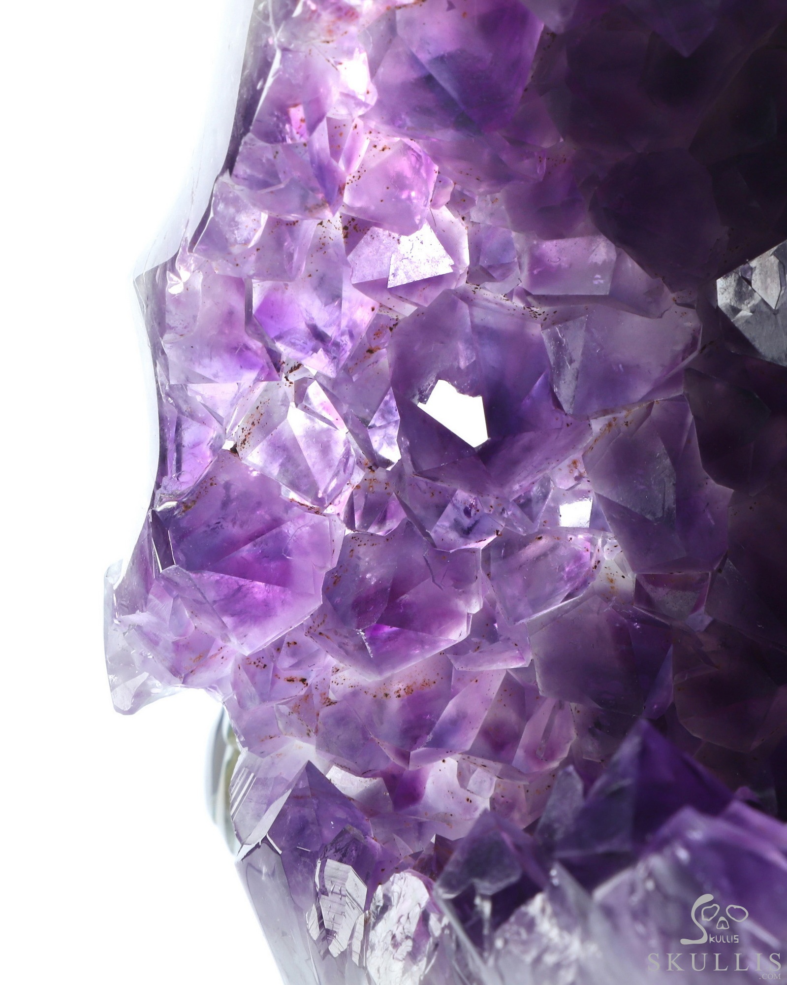 The Infinite Horizon - Lifesized 8.1" Agate Amethyst Geode Hand Carved Crystal Skull, Super Realistic, Crystal Healing The Infinite Horizon - Lifesized 8.1" Agate Amethyst Geode Hand Carved Crystal Skull, Super Realistic, Crystal Healing