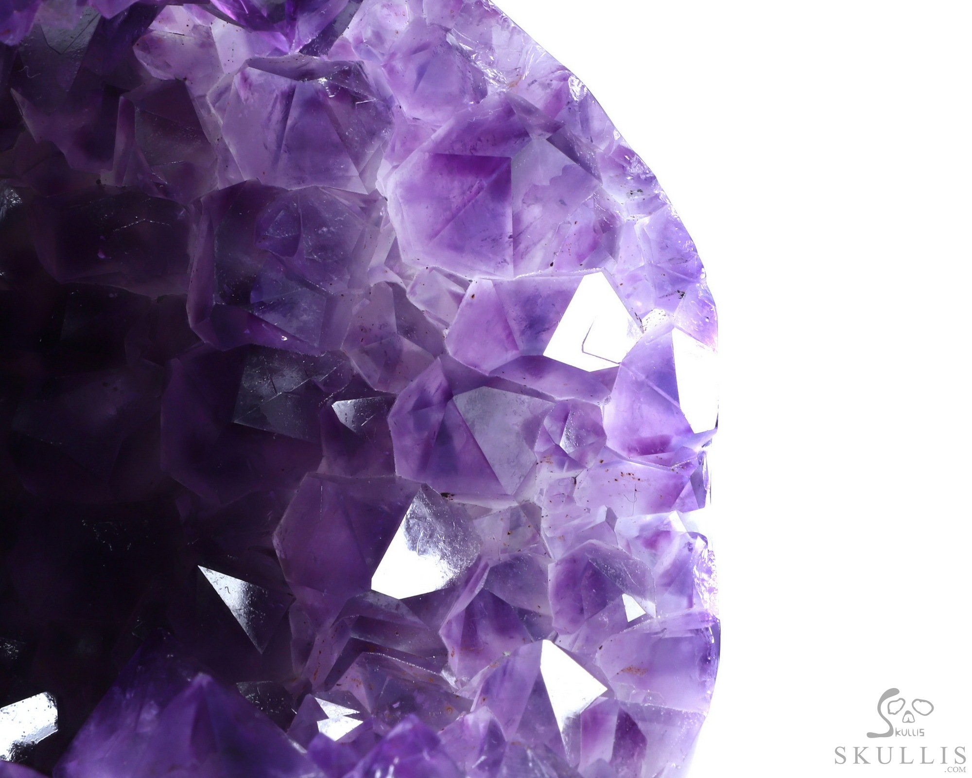 The Infinite Horizon - Lifesized 8.1" Agate Amethyst Geode Hand Carved Crystal Skull, Super Realistic, Crystal Healing The Infinite Horizon - Lifesized 8.1" Agate Amethyst Geode Hand Carved Crystal Skull, Super Realistic, Crystal Healing