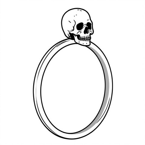 Skull Ring Style R40