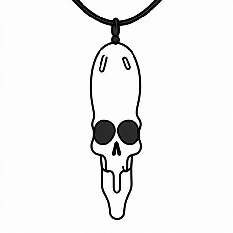Skull Pendant Style P8