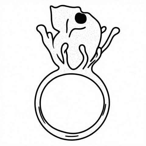 Skull Ring Style R28