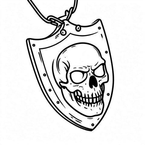 Skull Pendant Style P13