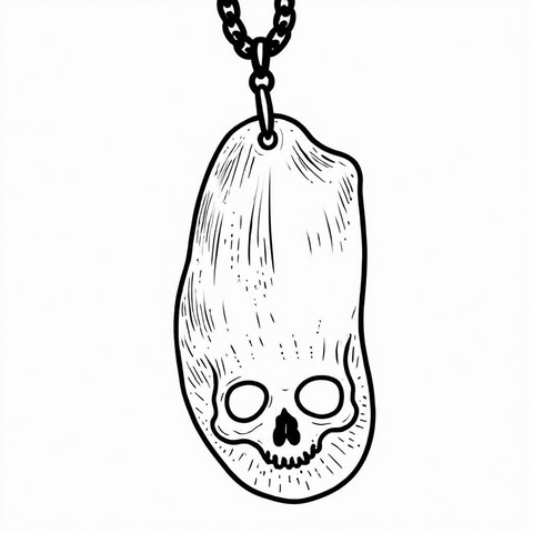 Skull Pendant Style P20