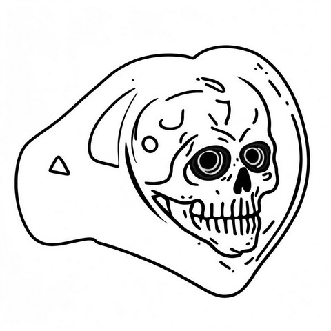 Skull Ring Style R13