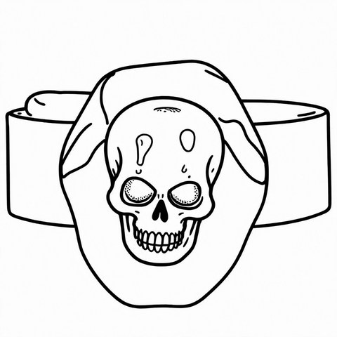 Skull Bangle Style B4