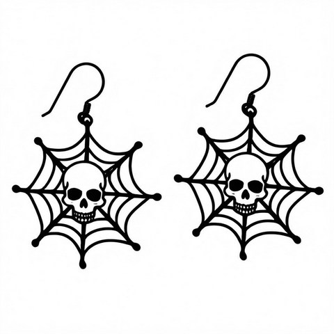 Skull Earrings Style E13