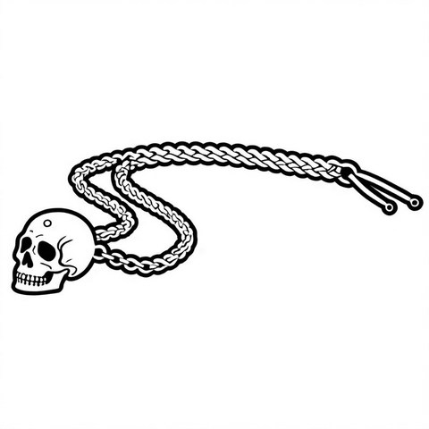 Skull Necklace Style P26