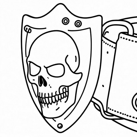 Skull Buckle Style BK2