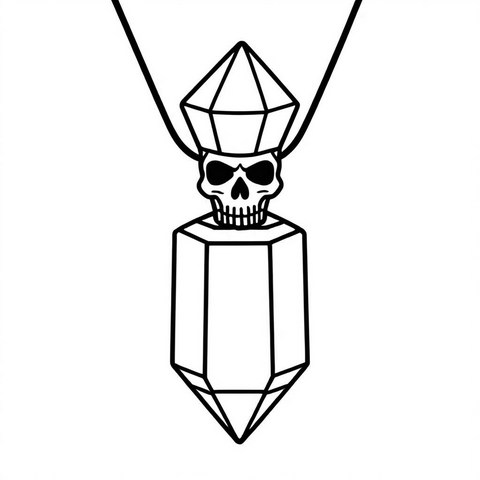 Skull Pendant Style P29