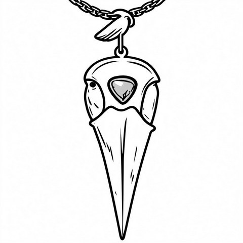 Skull Pendant Style P48