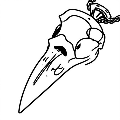 Skull Pendant Style P49