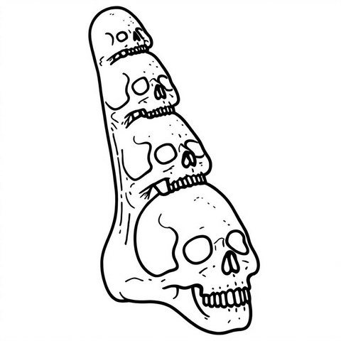 Skull Ring Style R24