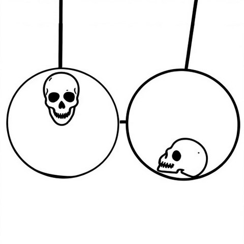 Skull Pendant Style P50