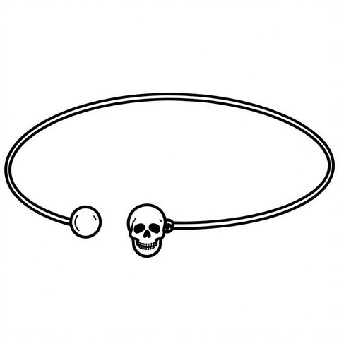 Skull Pendant Style P44