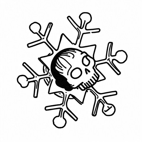 Skull Brooch Style BR5