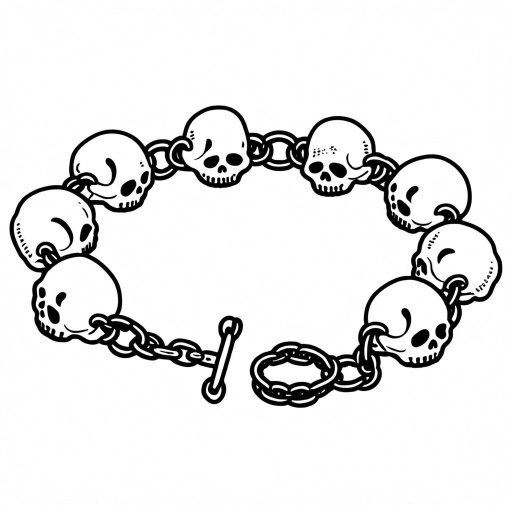Skull Bracelet Style B7