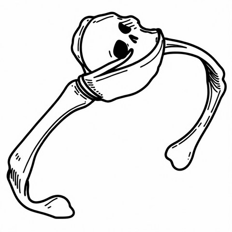 Skull Bangle Style B15