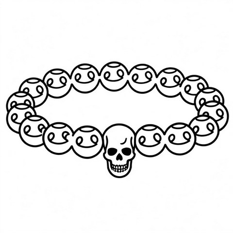 Skull Bracelet Style B8