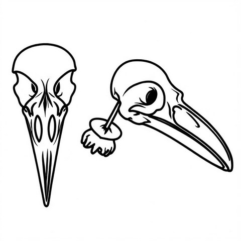 Skull Earrings Style E6