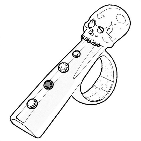 Skull Ring Style R27