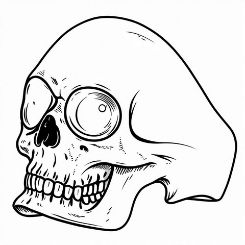 Skull Ring Style R12