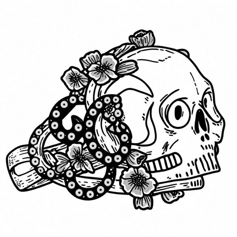 Skull Ring Style R53