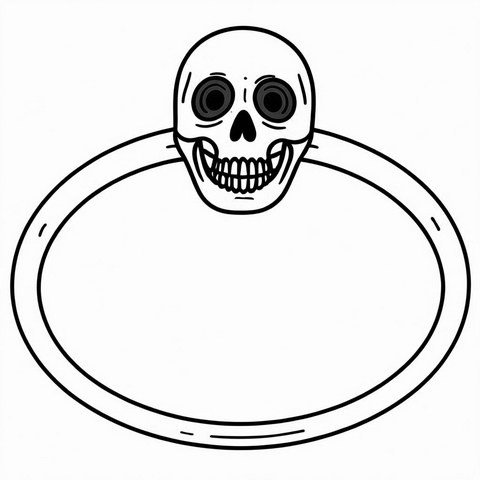 Skull Ring Style R55