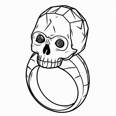 Skull Ring Style R56