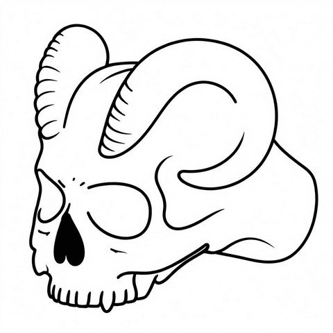 Skull Ring Style R58