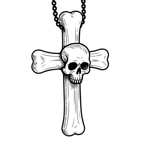 Skull Pendant Style P41