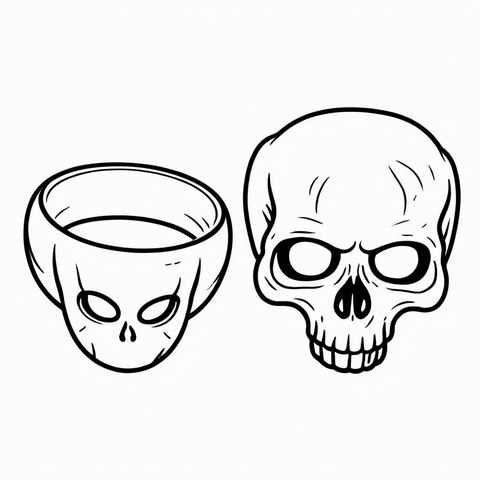 Skull Ring Style R30