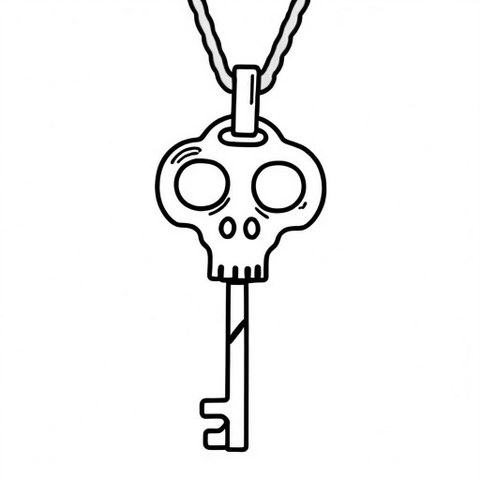 Skull Pendant Style P60