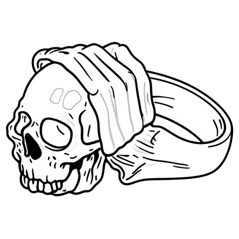 Skull Ring Style R3