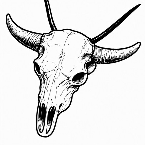 Skull Pendant Style P6