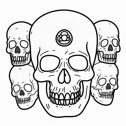 Skull Buckle Style BK1