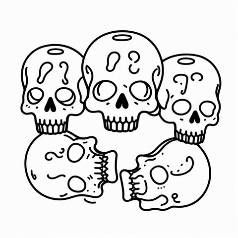 Skull Buckle Style BK6