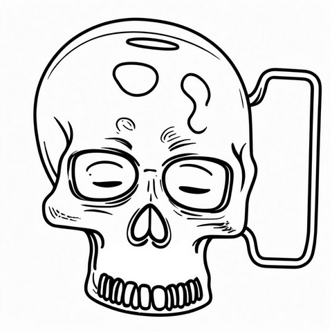 Skull Buckle Style BK7