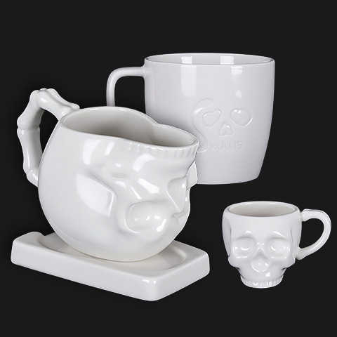 Skullis Porcelain Cups