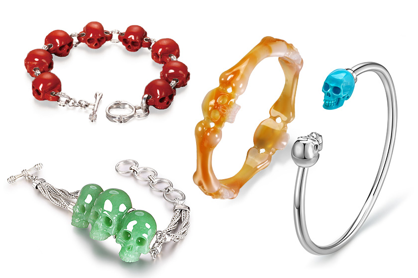Skull Bracelets & Bangles
